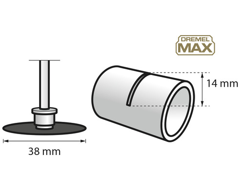 Dremel Premium Metaaldoorslijpschijf Ø 38 mm (SC456 DM)