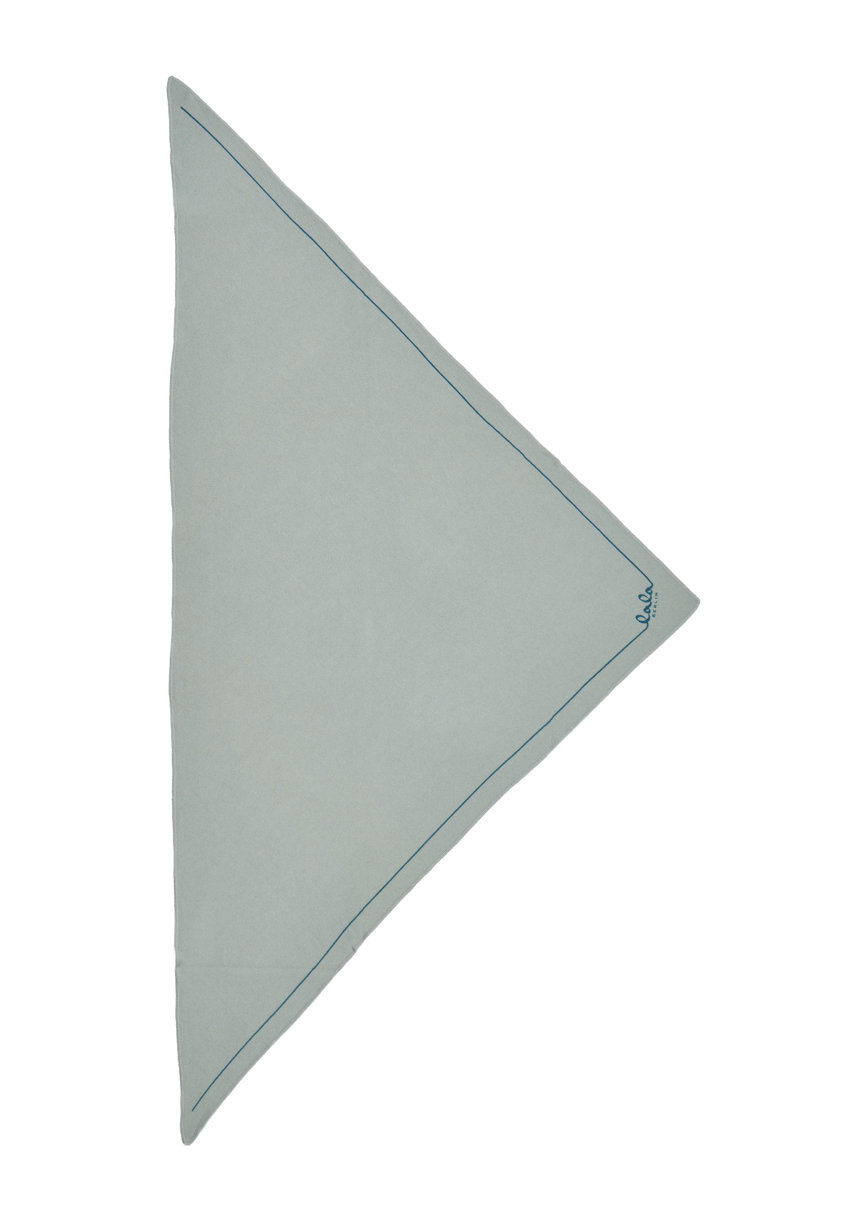 Lala Berlin  Triangle Trinity Solid M tørklæde - Blue