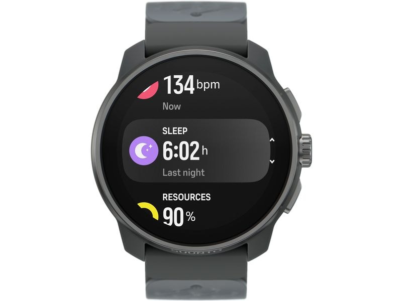 SUUNTO Sportuhr Race S Titanium Graphite Kompakte Performance-Uhr für Training, Rennen und Alltag