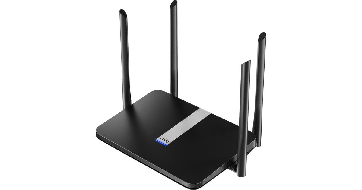 CudyAX1800 Gigabit Wi-Fi 6 Mesh Router  (Zwart, Cudy Mesh)