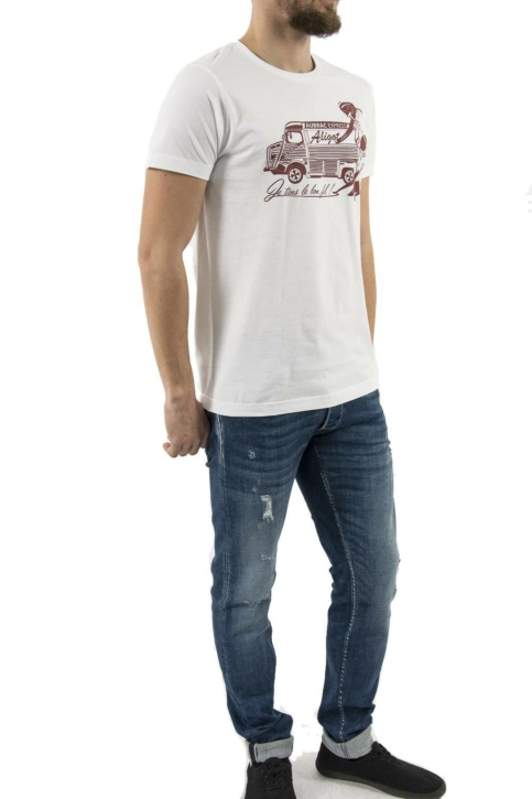 tee shirt adn12 aligot blanc