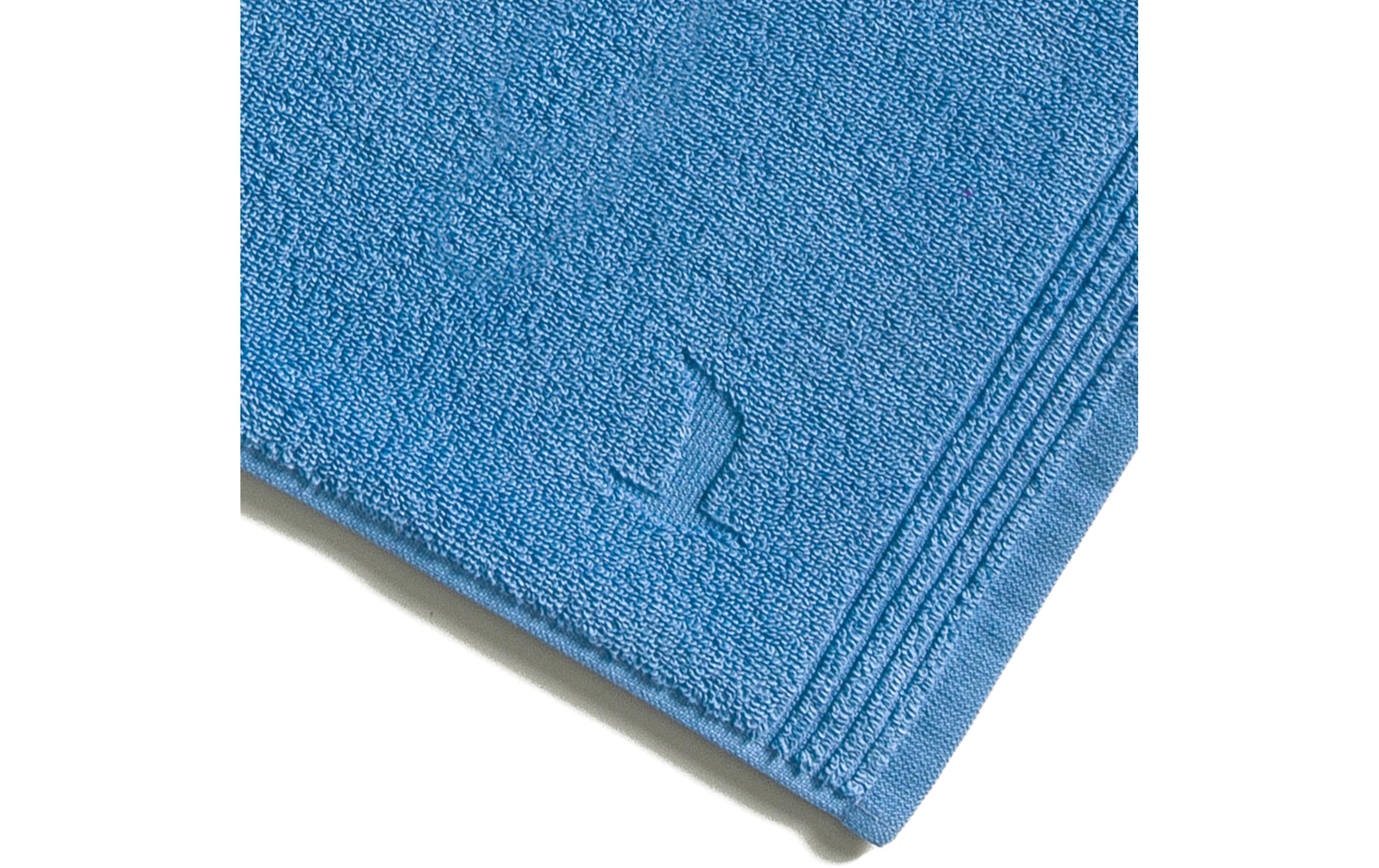 Badteppich Superwuschel 50 x 70 cm, BlauExtraweiche und voluminöse Duschvorlage