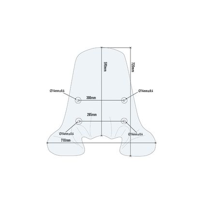 Pare brise Givi Incolore 1117A - Incolore