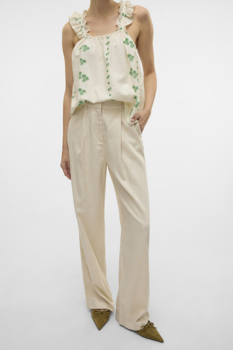 Vero Moda beige dames broek