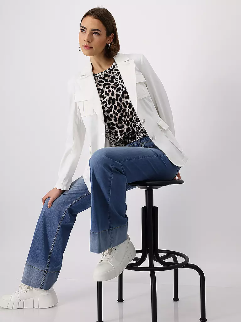 MONARI Jerseyblazer  creme