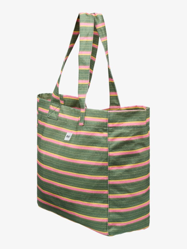 Anti Bad Vibes Grand sac tote Vert Femme