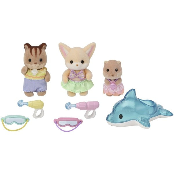 Køb Sylvanian Families® Børnehavevenner - Badebassin Trio