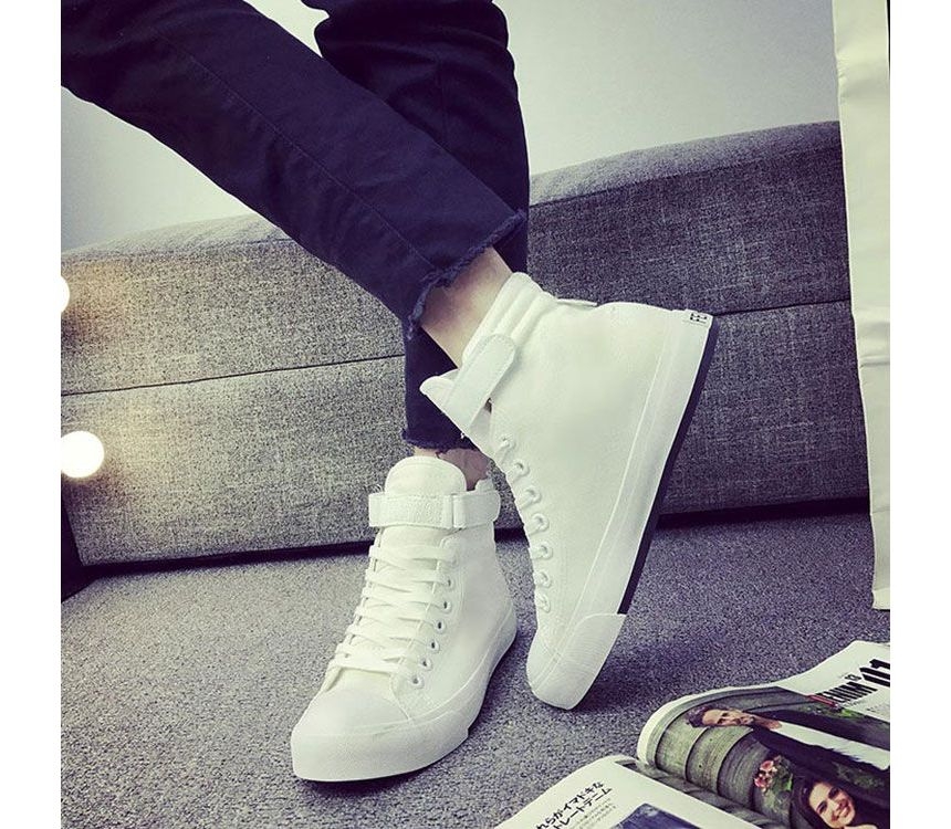 Solejoy - Canvas High-Top Sneakers
