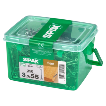 Spax vloerschroef 3,5 x 55 mm wirox 350 stuks