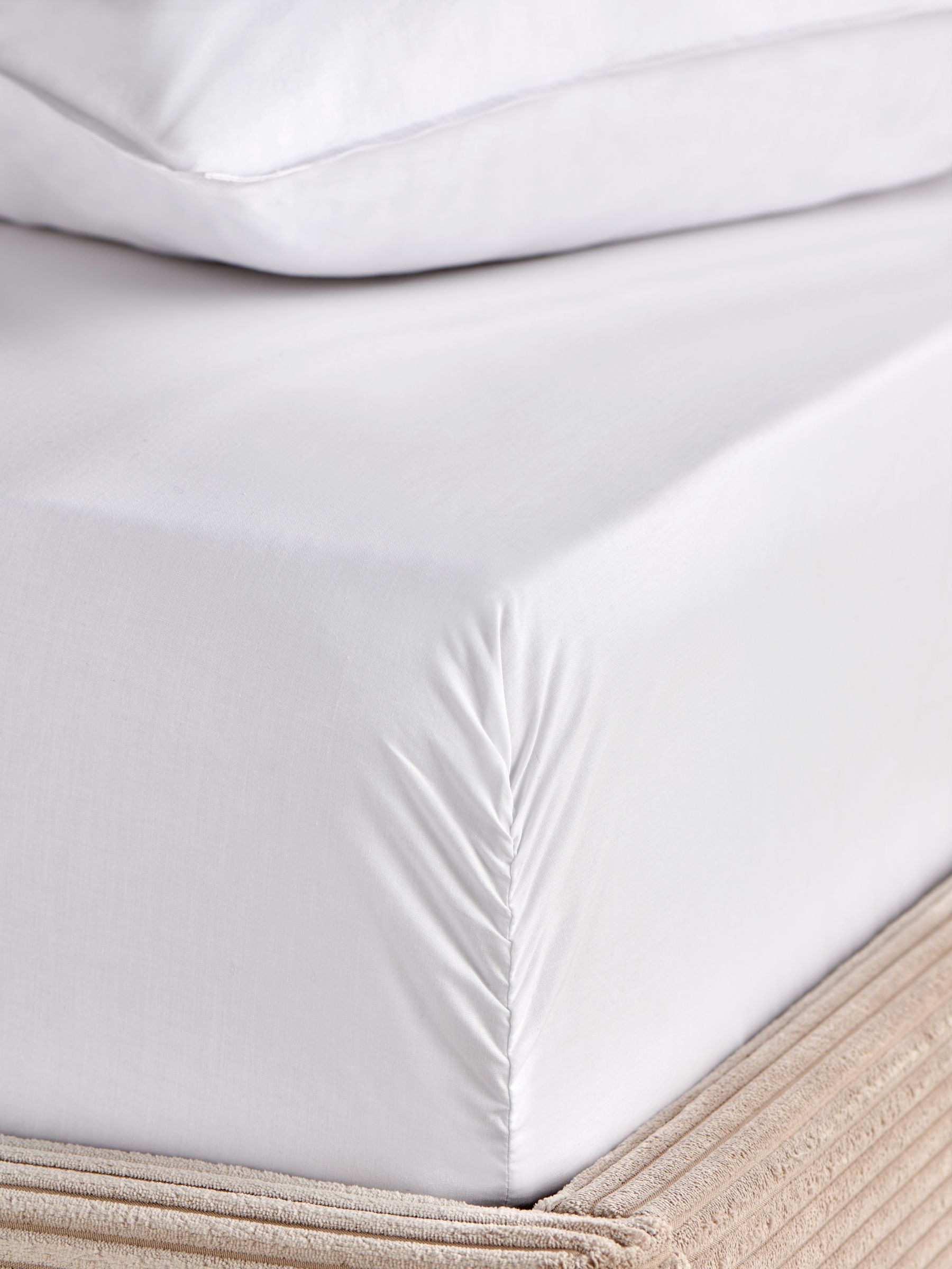 MADE.COM Cosy Washed Cotton Extra Deep Fitted Sheet