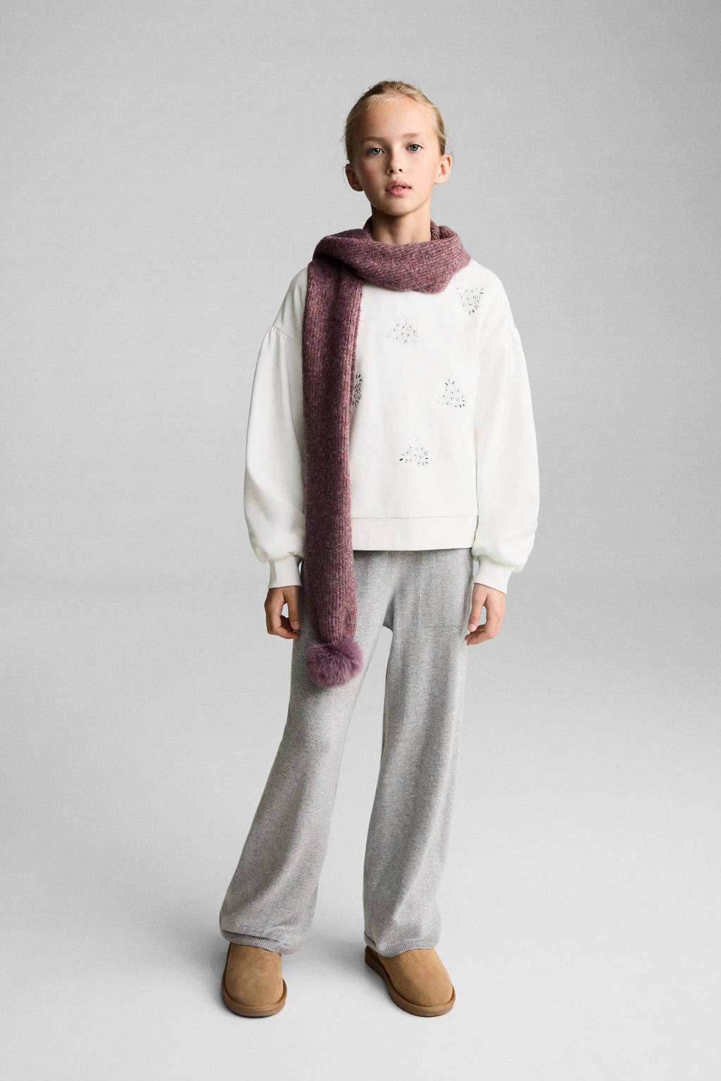 Mango Kids sweater naturel