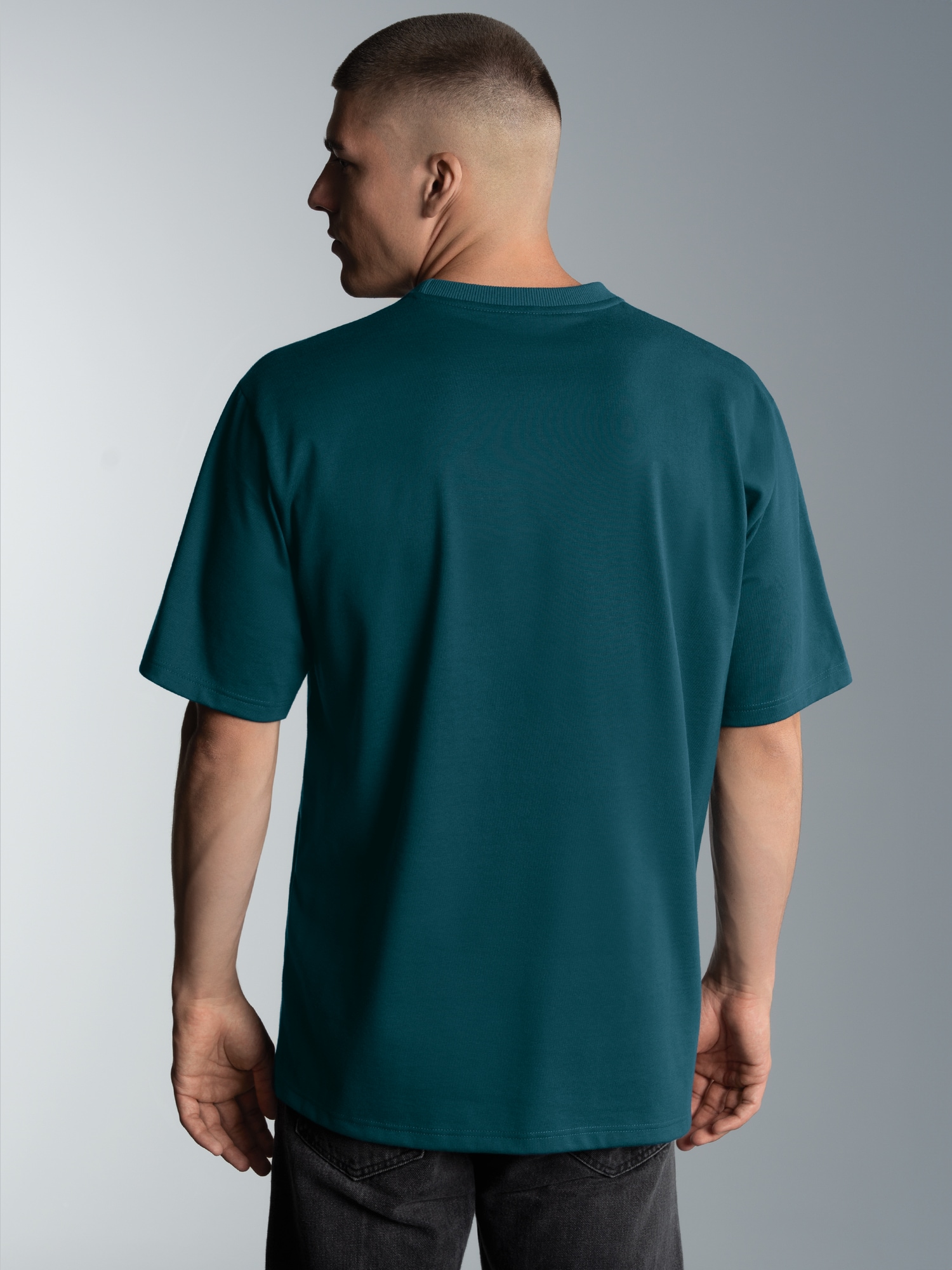 Heavy Oversized T-Shirt Saphir