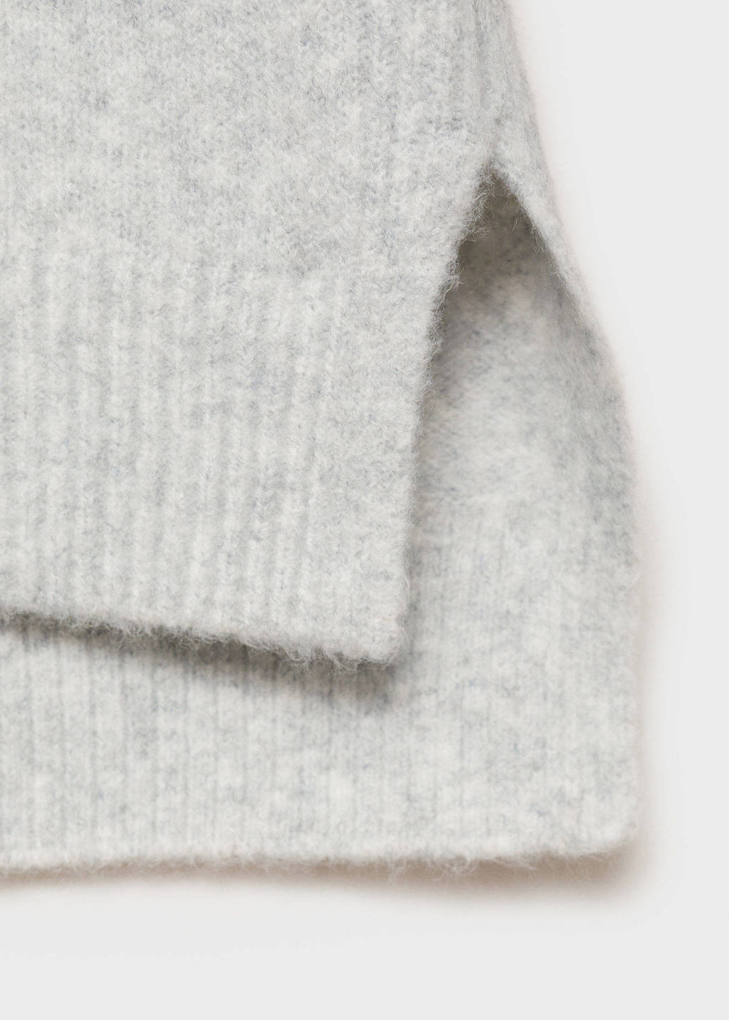 Mango Kids gebreide trui lichtgrijs