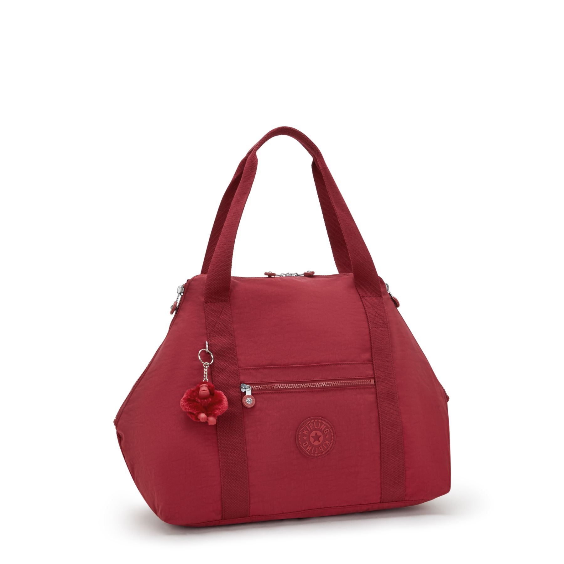 ART M  Sac fourre-tout multi-usage taille moyenne avec manchon pour valise - Funky Red