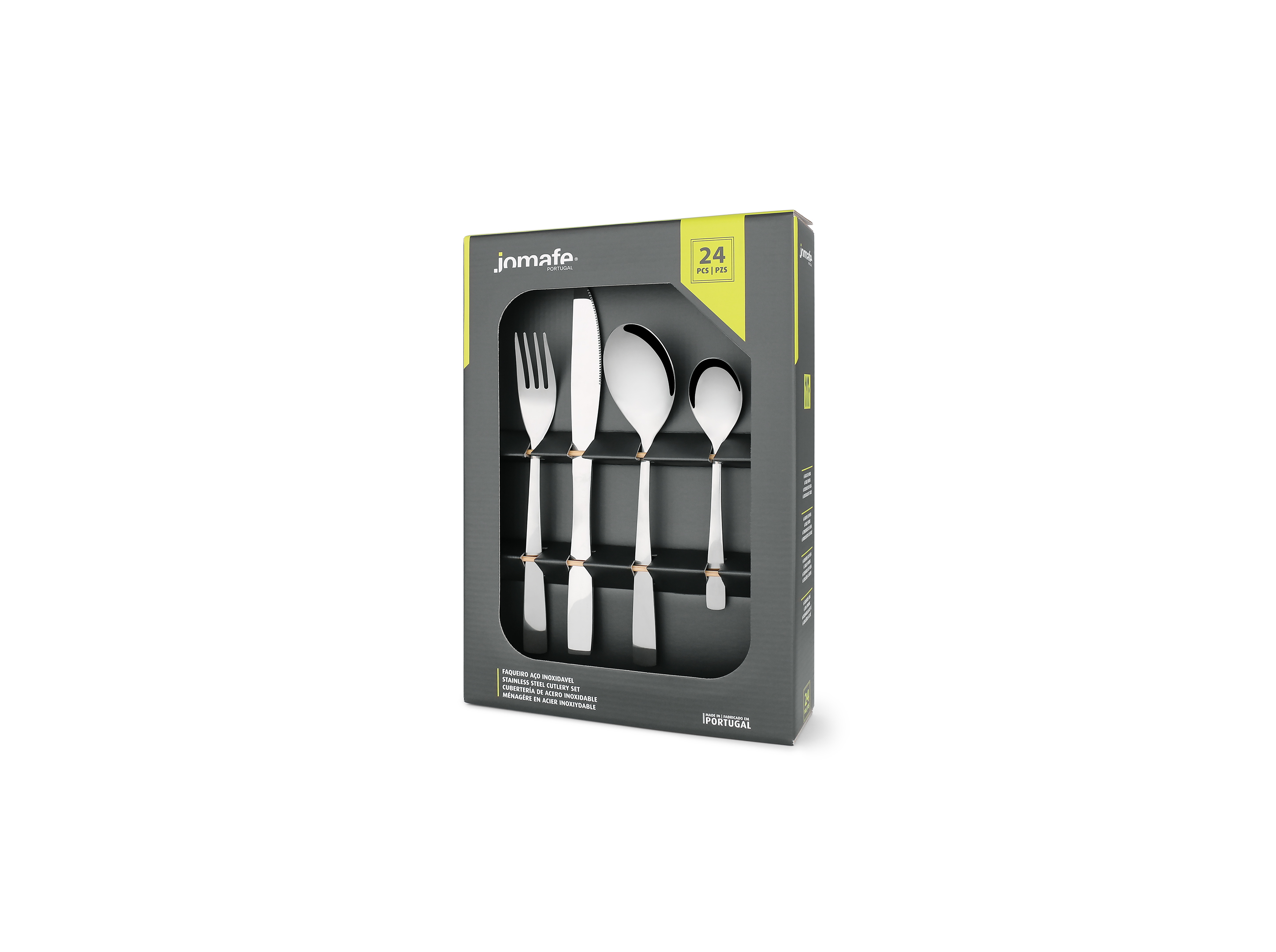 FAQUEIRO DALLAS JOMAFE INOX 24 PEÇAS