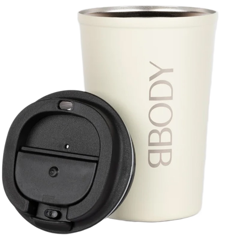 Tasse isotherme à emporter - Blanche et noire