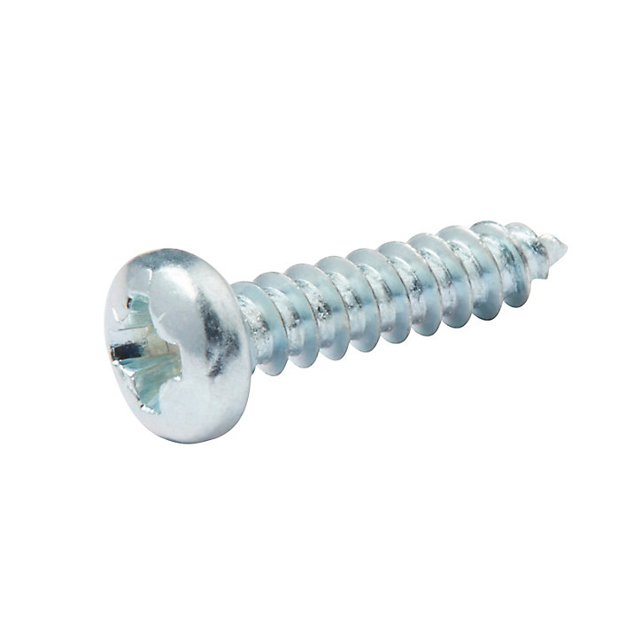 Vis zinguée autoperceuses à tête pozidriv 3,5x16 mm, 25 pièces