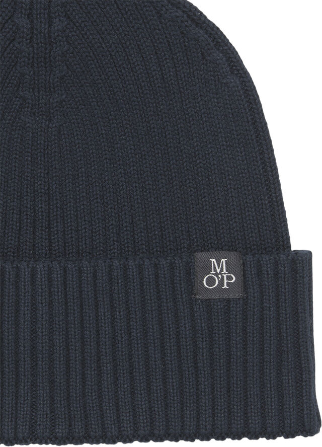 Marc O’Polo Hat, knitted, solid Dark navy