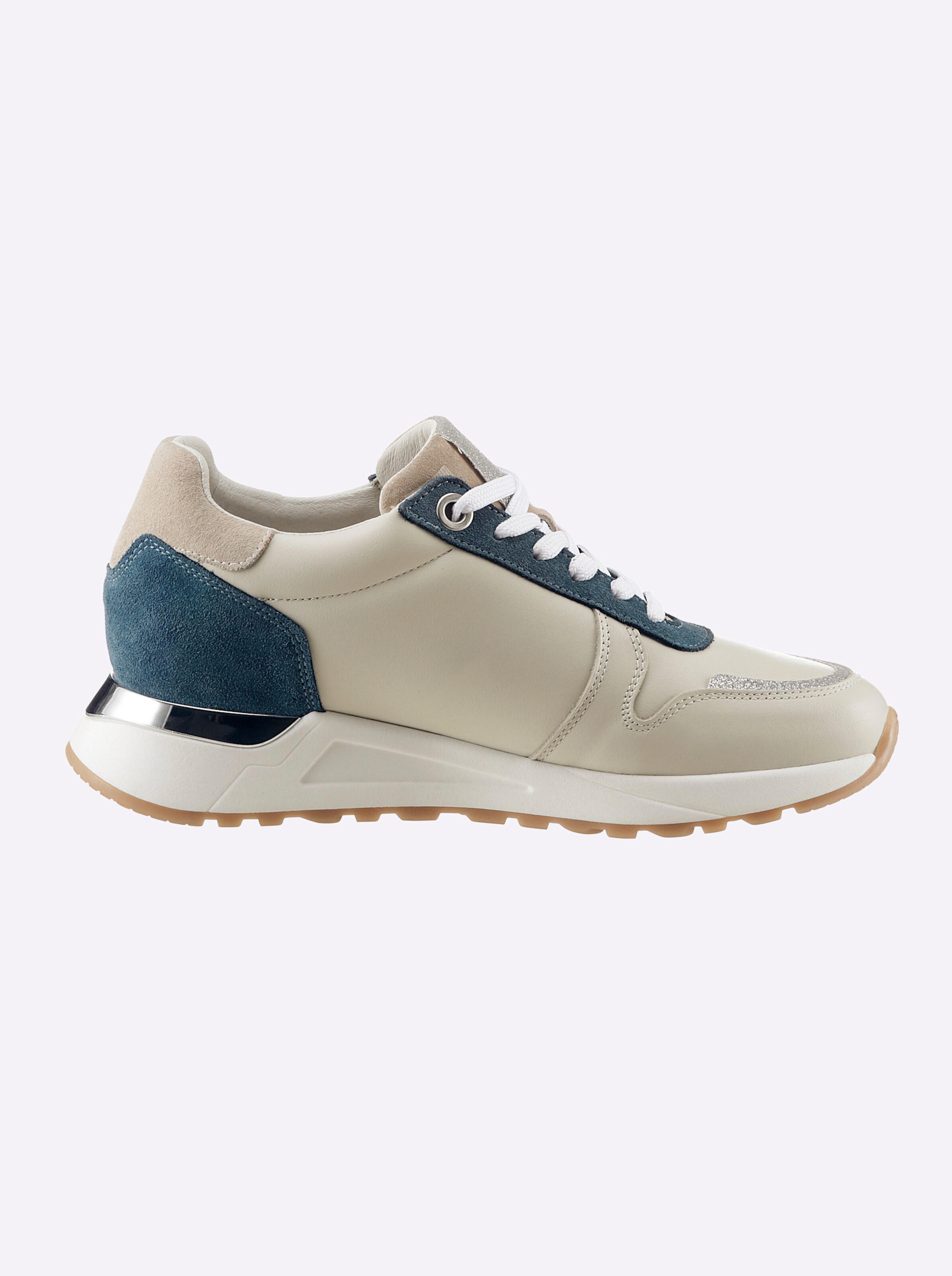 heine Sneaker in beige-blau