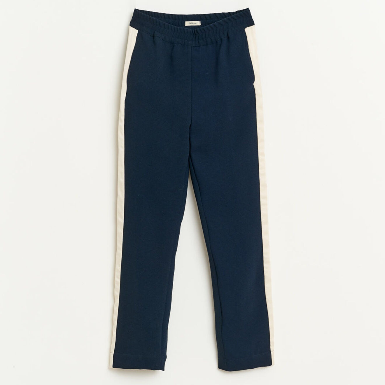 Bellerose Pantalon droit Adison bleu marine