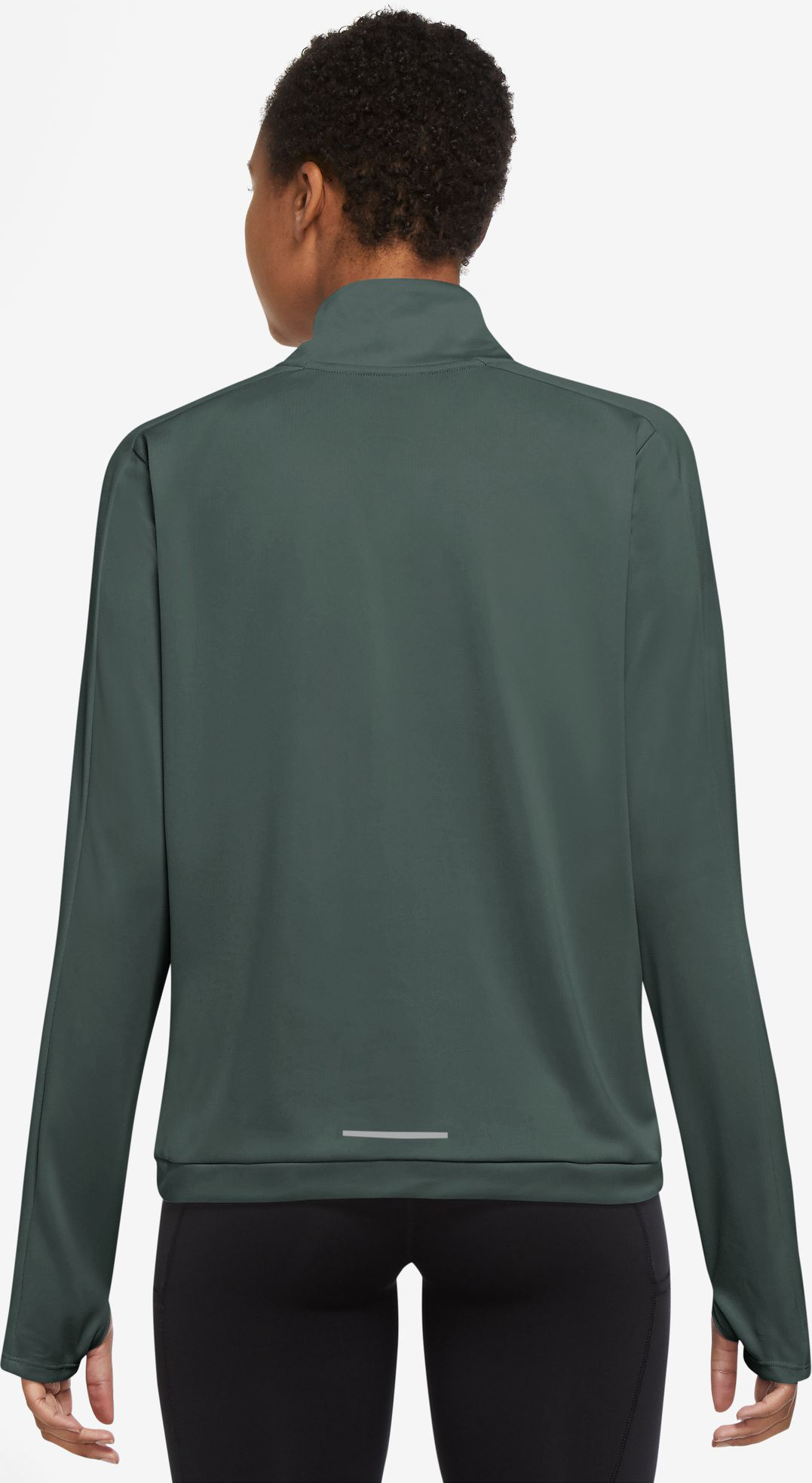 Dri-FIT Pacer 1/4 Zip Dame 338/Vintage Green/Reflective Silver
