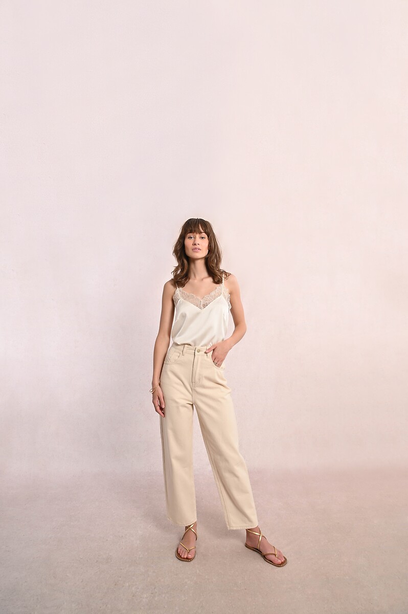 MOLLY BRACKEN<br>Calça jeans reta