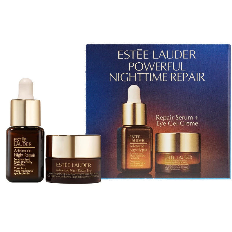 Estée Lauder Powerful Nighttime Repair Serum + Eye Set (Limited Edition)