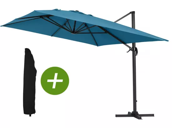 Parasol jardin déporté Alu 