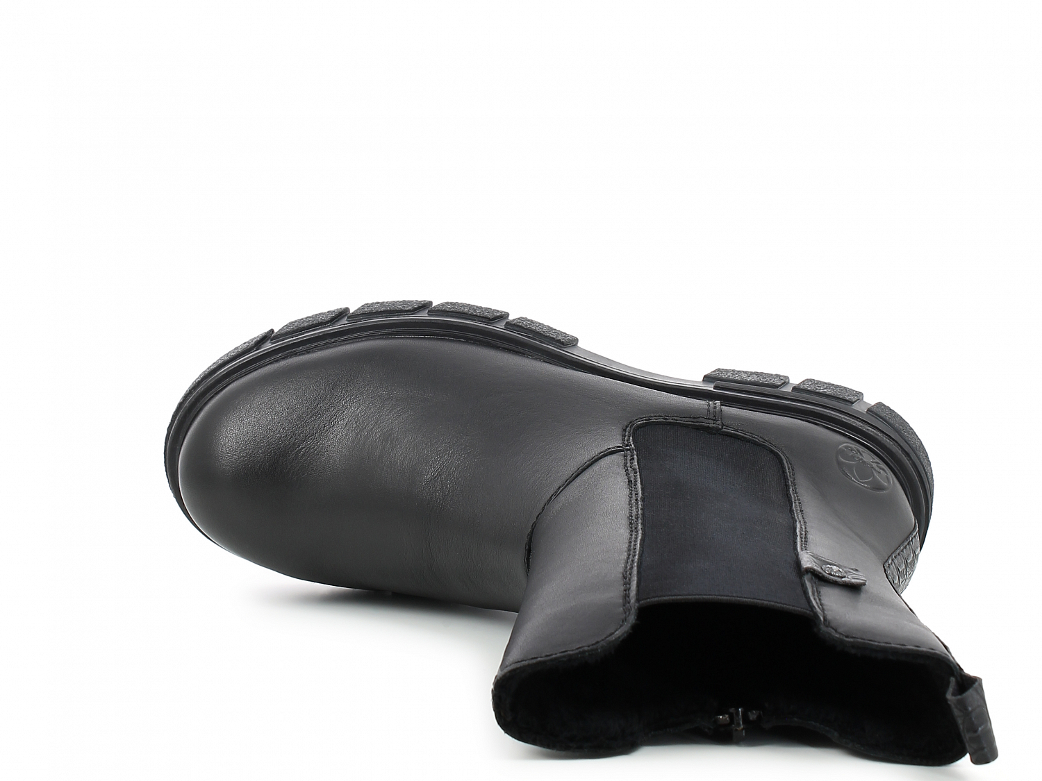 Rieker Classic leather winter chelsea varmfôret.