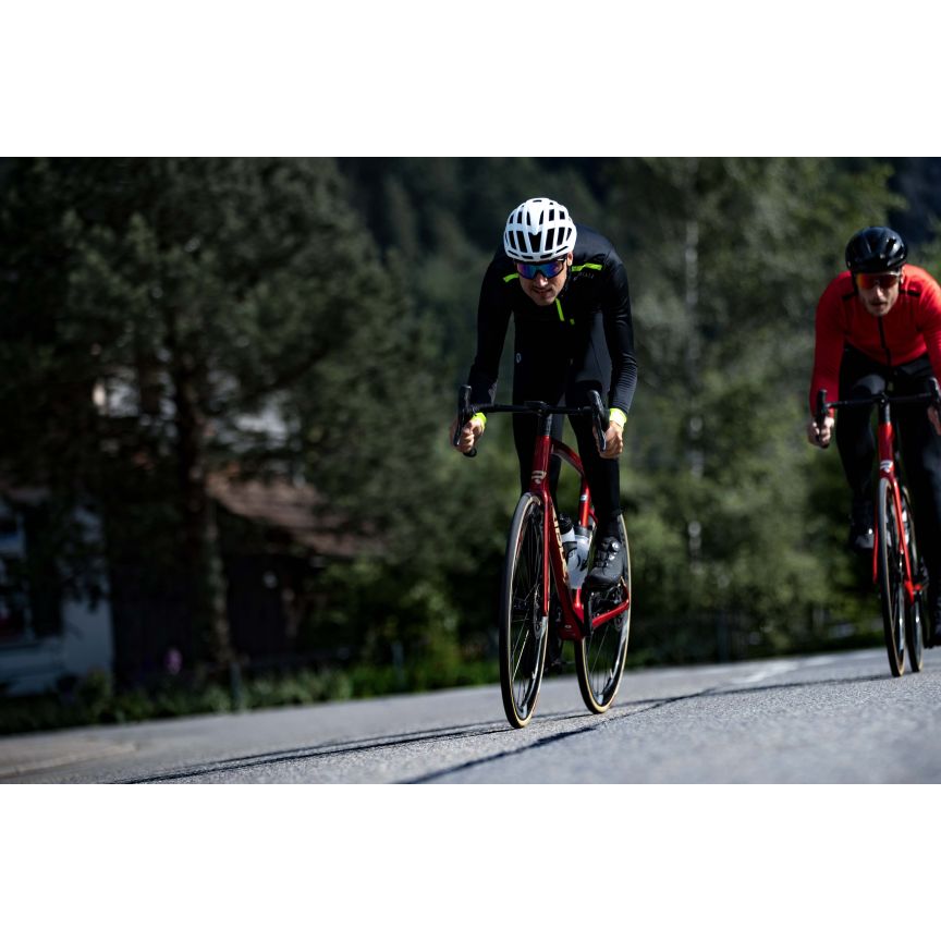 Rogelli Core Langeærmet Cykeltrøje Sort/Neon
