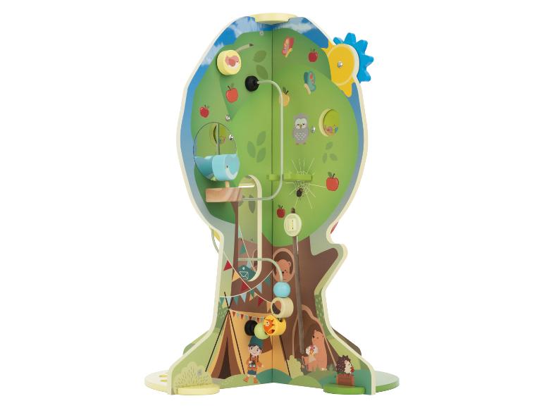 Houten motoriekboom of speeltafel