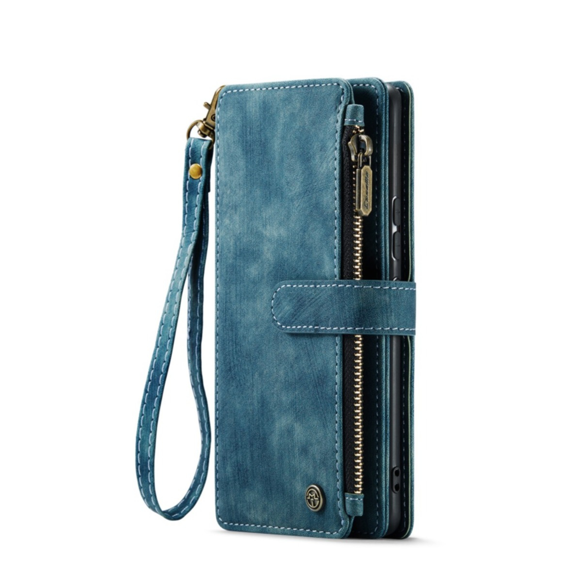 Samsung Galaxy A54 5G 2in1 Leder Tasche Karten Etui - Blau
