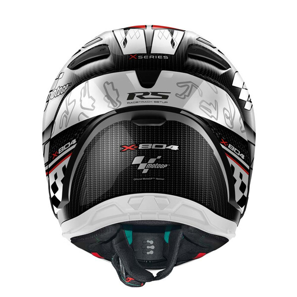 Nolan - Casque X-804 RS Ultra Carbon MotoGP Carbone / Blanc / Rouge