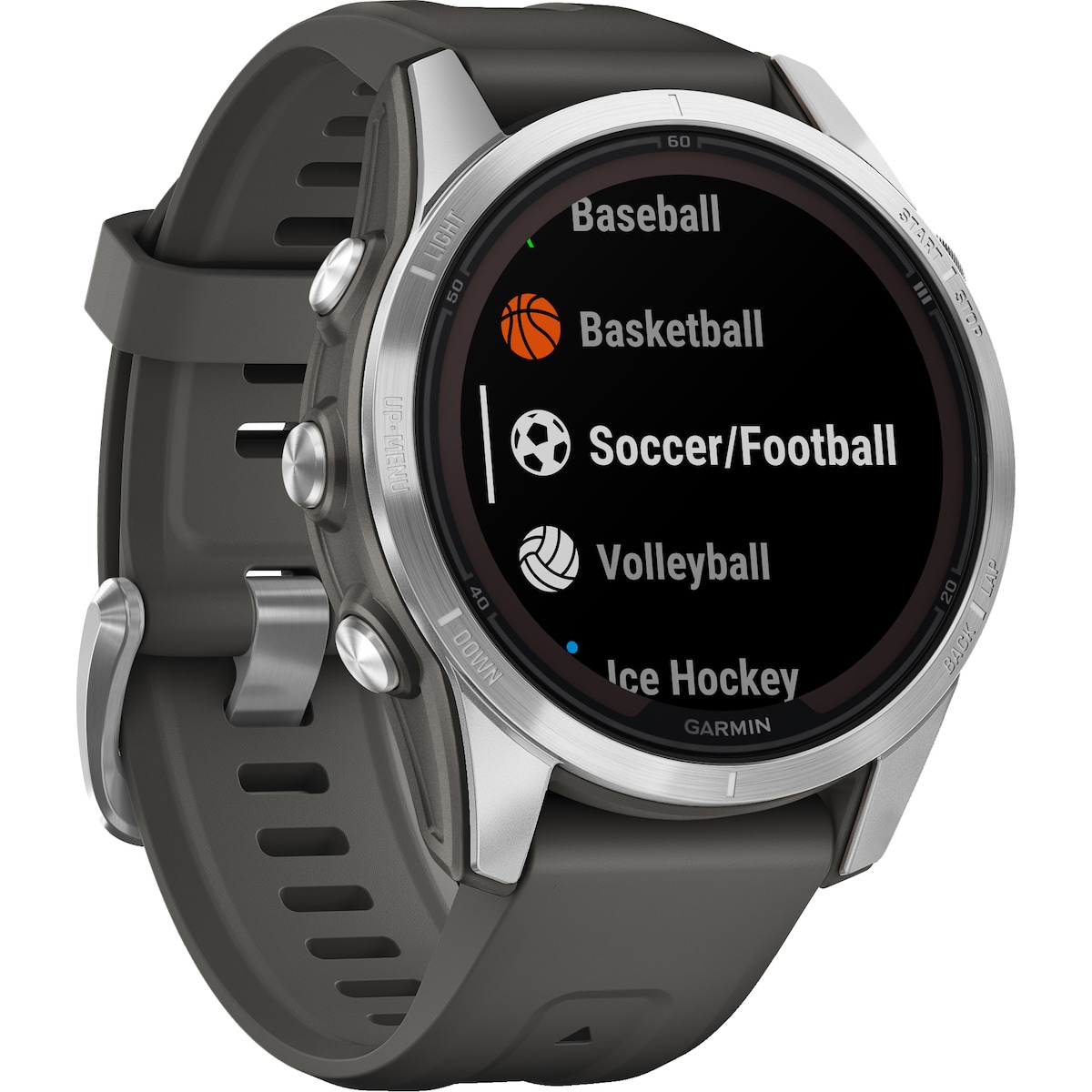 Garmin Fenix 7S Pro Solar smartklokke, 42mm (sølv)