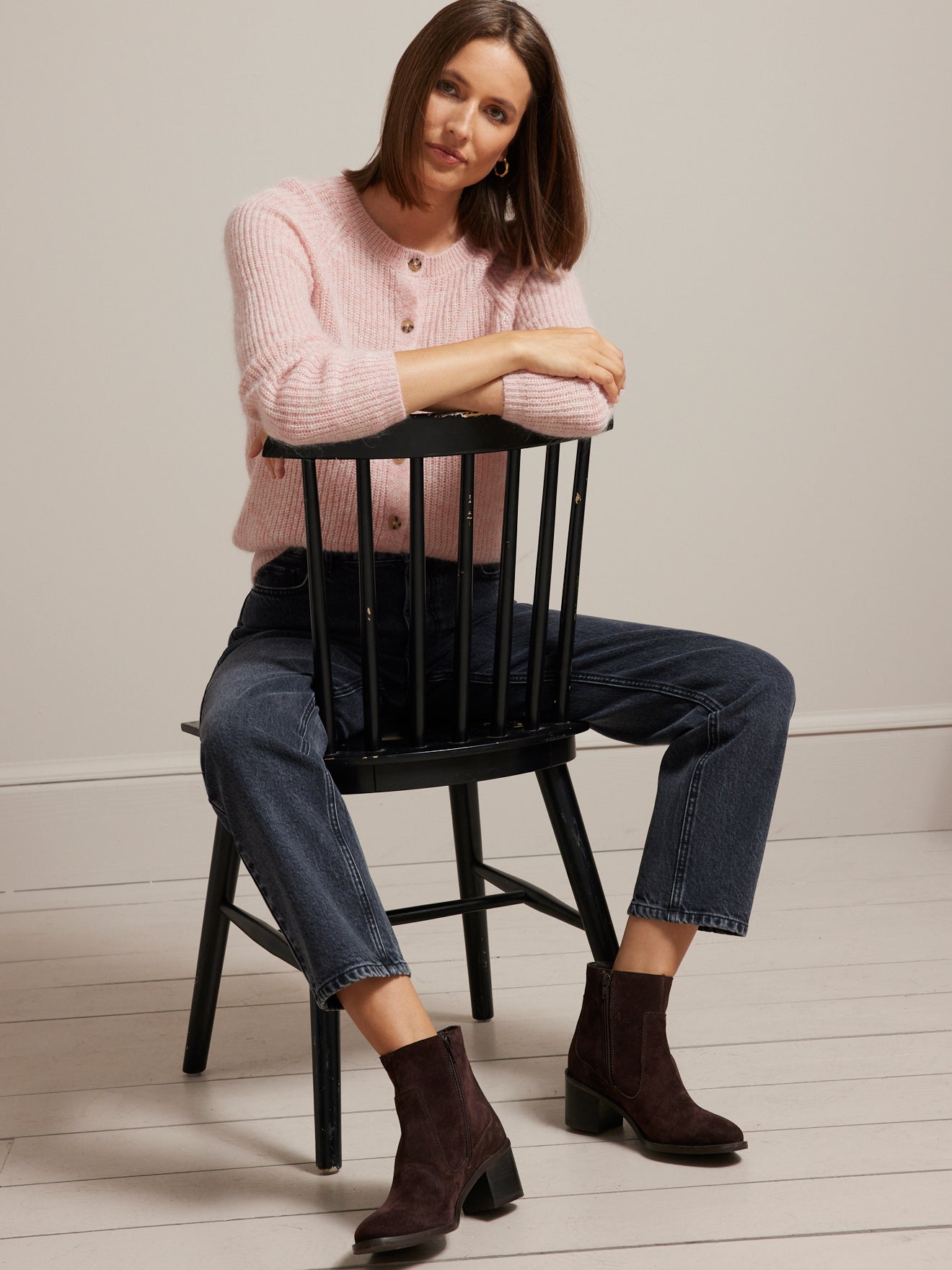 Cardigan maille perlée femme