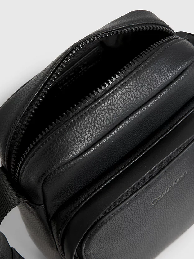 Bolsa de ombro pequena para repórter