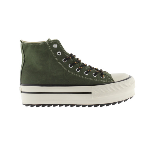 Bota de cano curto Victoria Tribu em nylon com sola dupla e glitter.