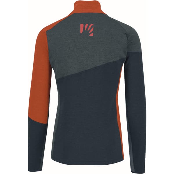 Sweat polaire ski rando KARPOS FEDERA H-Z FLEECE MIDNIGHT/STARGAZER/FIERY RED