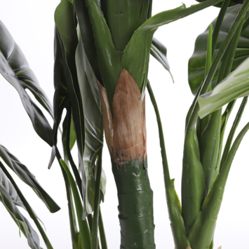 Kunstplant Taro in plastic pot groen - h120xd60cm