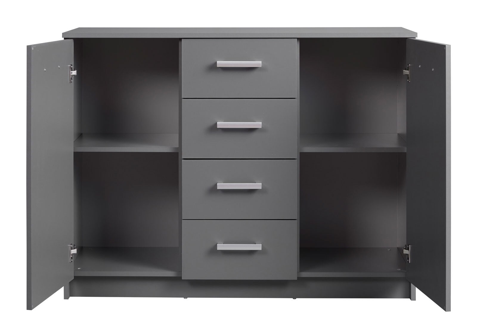 Kommode Robert 2T4S grau