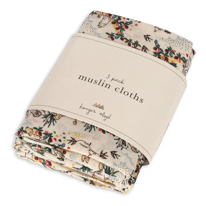 Konges Sløjd Langes en coton bio Mizumi - Set de 3
