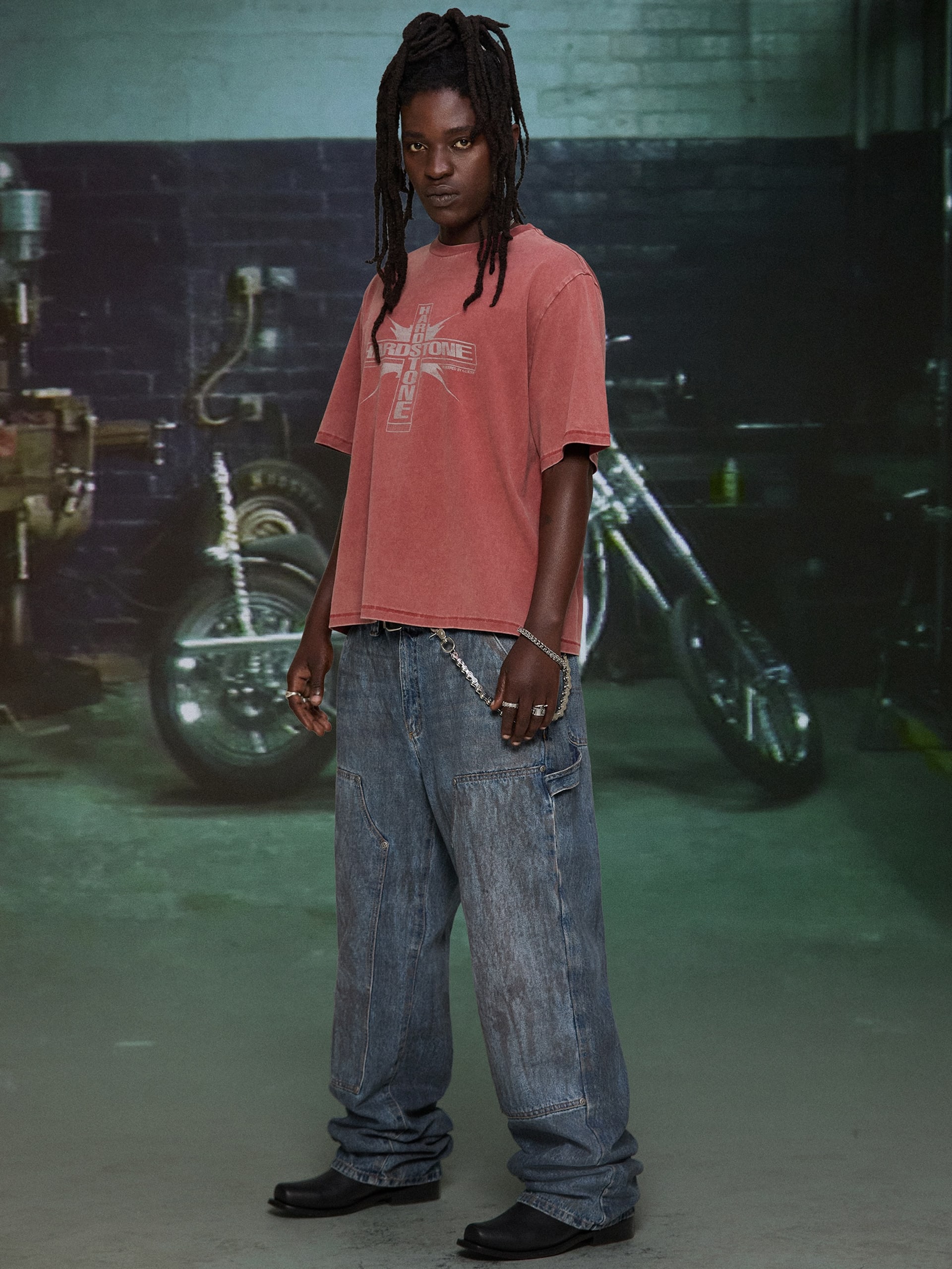 Calça jeans HARDSTONE Denim Carpenter
