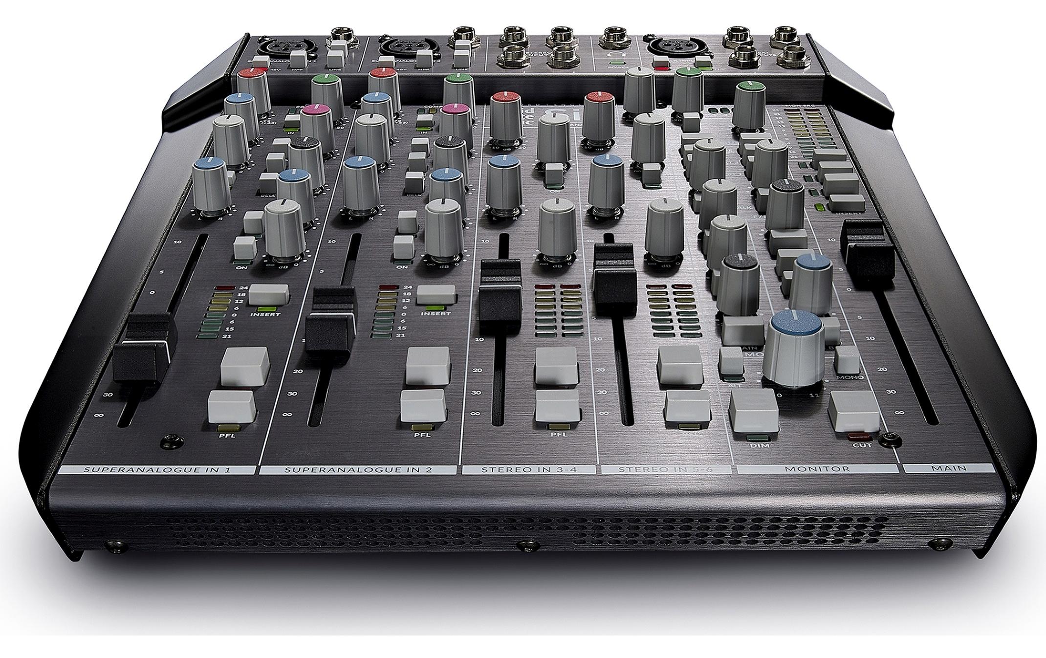 Mischpult SiX<br>Vielseitiges analoges 6-Kanal Mischpult