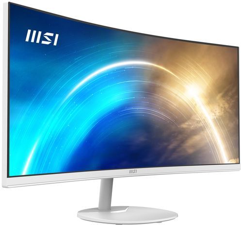 MSI Pro MP341CQWDE - 34 Inch - UltraWide Quad HD - Wit