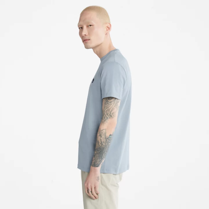 T-shirt Dunstan River pour homme en bleu clair