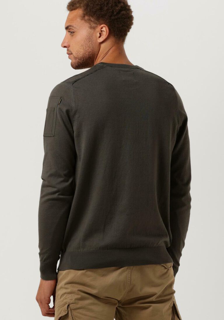 PME LEGEND groene pme legend trui buckley knit