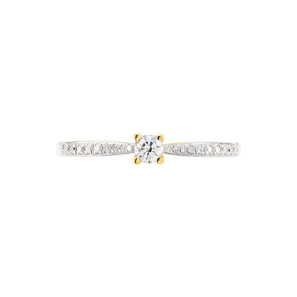 Bague Solitaire Hemera Or Jaune Diamant