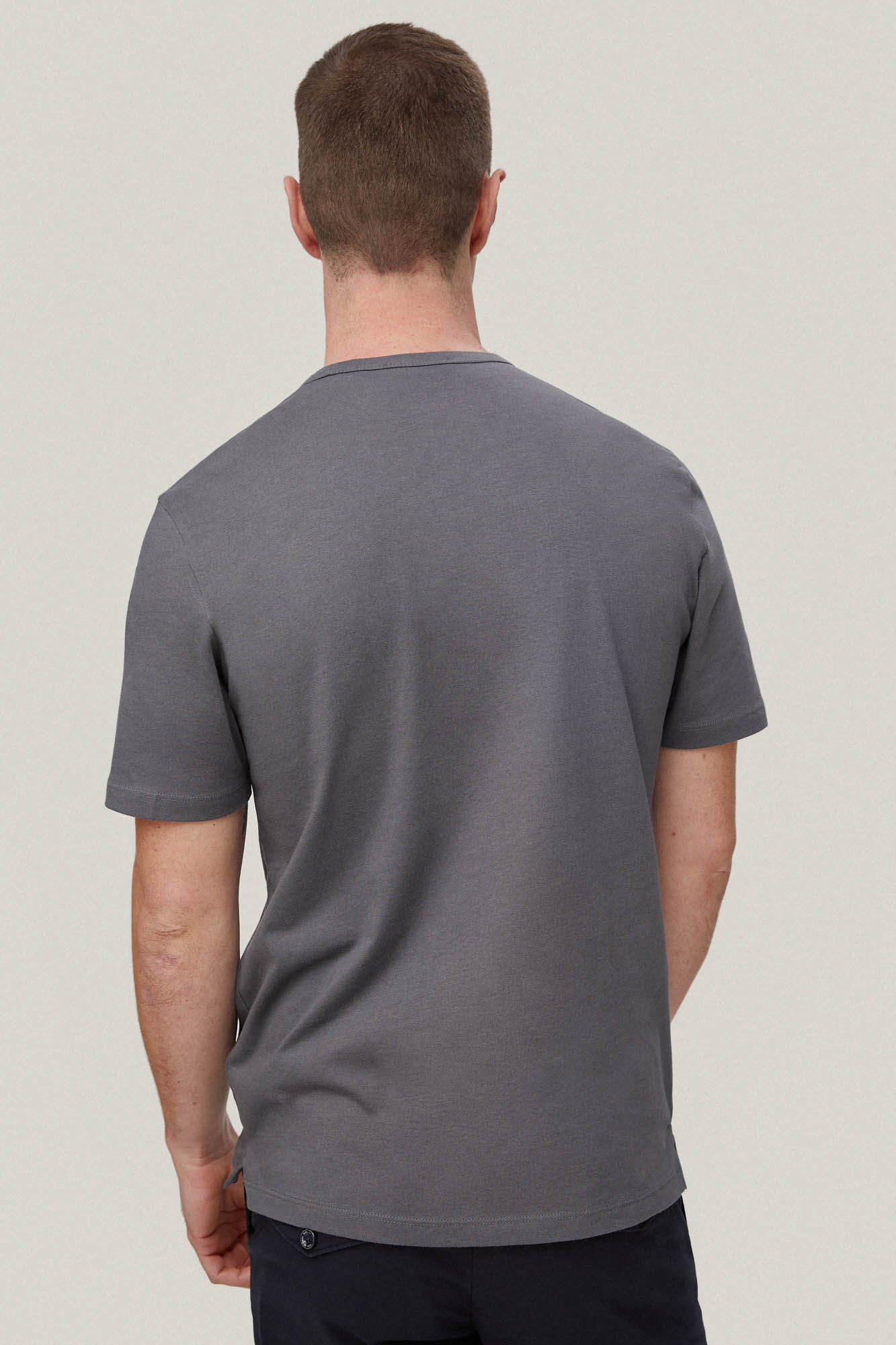 Camiseta básica - Cinza