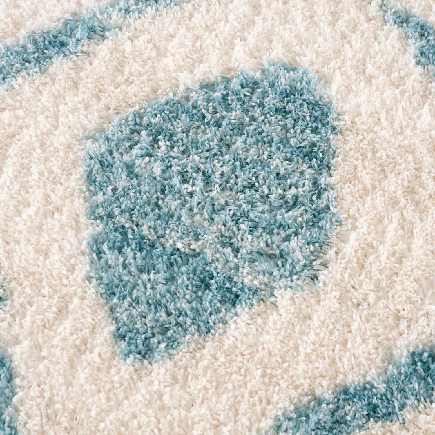 Carpet City Hochflor-Teppich »Pulpy 563« rechteckig 30 mm Höhe besonders weich, Ethno Look, ideal für Wohnzimmer & Schlafzimmer