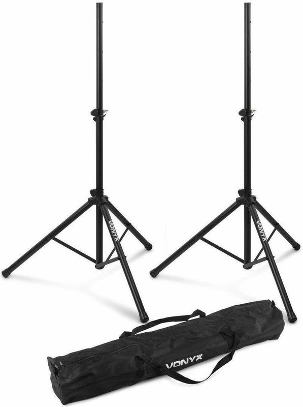 Vonyx - VSA12P - PA Systeem - Zwart - 800W - Inclusief Statief en Microfoons